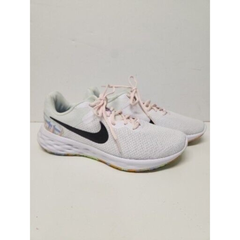 Nike Revolution 6 Next Nature Premium White Pink Running Shoes Womens 11